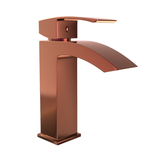 Gawad Santorino Basin Mixer Matt Rose Gold