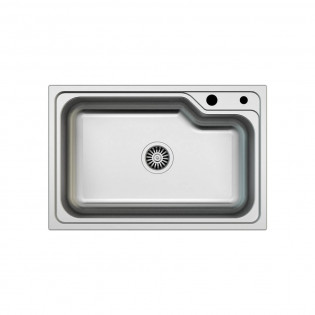 حوض مطبخ اصيل 68.5 × 45.5 سم استانلس 