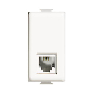  Telephone Socket RJ12 Màtix White Bticino