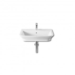  حوض معلق مستطيل روكا ذا جاب 65 × 47 سم أبيض