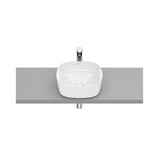  حوض اينسبيرا أبيض فوق سطح دائري 37*37 سم  روكا