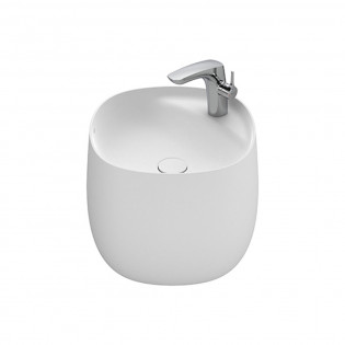 حوض روكا بيوند معلق 43×43 سم أبيض مطفي