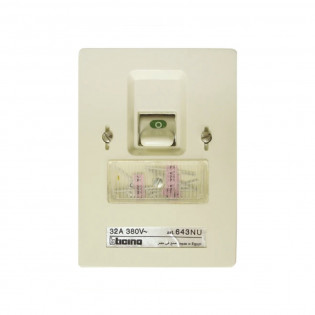 مفتاح تكييف داخل الحائط  26 امبير أبيض بيتشينو