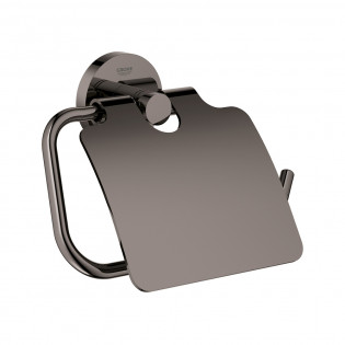 حامل مناديل جروهي بغطاء ايسينشيال جرافيت