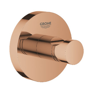 حامل فوطة جروهي  دائري ايسنشيال روز جولد لامع 