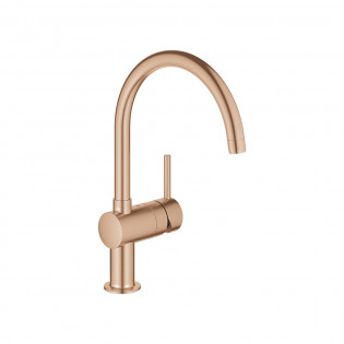Grohe Minta Kitchen Mixer Matt Rose Gold