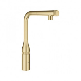 Grohe Essence   Pullout Kitchen Mixer Smartcontrol Matt Gold 