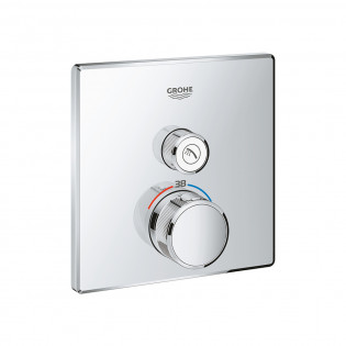 Grohe Grohtherm SmartControl Concealed Shower Mixer with Valve Chrome