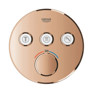 وش خلاط دفن دائري جروثيرم سمارت كنترول روز جولد لامع جروهي