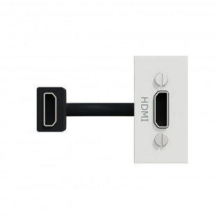Schneider Electric New Unica Socket HDMI White 