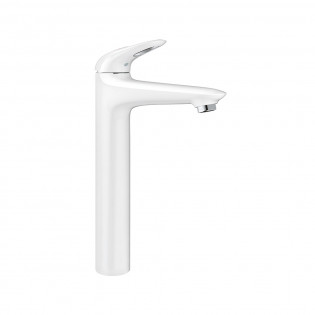 Grohe Eurostyle High-Neck Basin Mixer Moon White