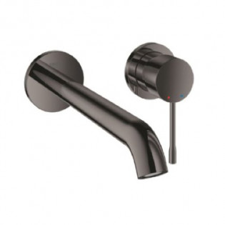 خلاط حوض 2 فتحة ايسنس أسود لامع جروهي