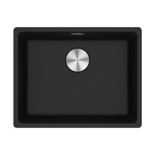 Franke Kitchen Basin Maris Under Counter Square 56 × 44 cm Matt Black