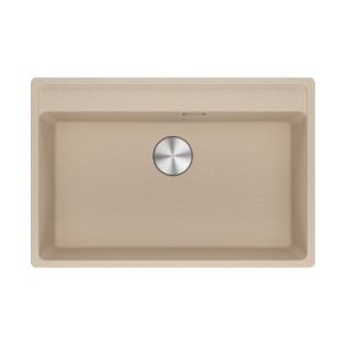حوض مطبخ فرانكى ماريس تحت رخامة مستطيل 76 × 51 سم  بيج مطفي