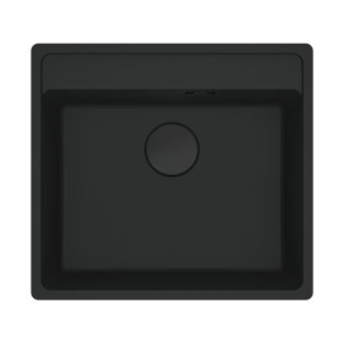 حوض مطبخ تحت الرخامة فرانكي ماريس 56 × 51 سم أسود