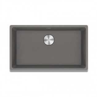 حوض مطبخ تحت رخامة مستطيل فرانكى ماريس 76×44 سم جرافيت مطفي