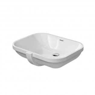  حوض تحت رخامة بيضاوي ديورافيت دي كود 56 × 40 سم أبيض 