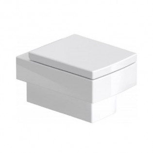 Duravit Vero Wall-Mounted Toilet With Seat Cover White