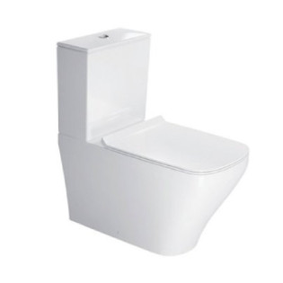 مرحاض كامل مع سيديلي ديورافيت ديوراستايل أبيض