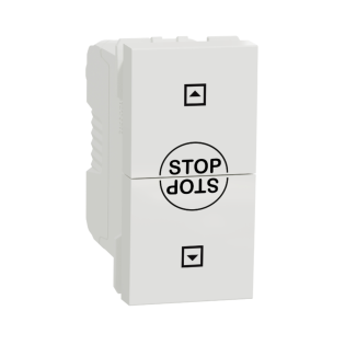 Schneider Electric New Unica Roller Blind Switch 10 Amp White 