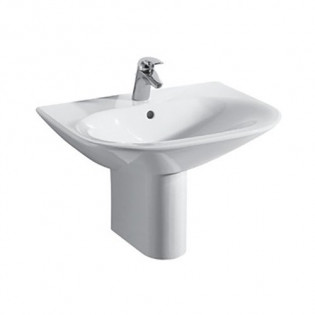  حوض بيضاوي ايديال ستاندرد تونك 60×52 سم أبيض