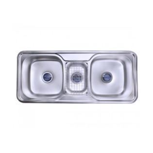 حوض مطبخ بيورتى كورجي تحت رخامة مستطيل 110 × 48 سم استانلس