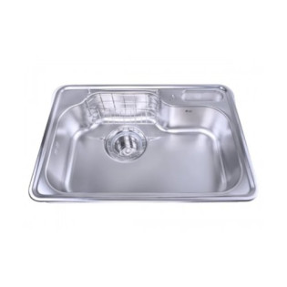 حوض مطبخ بيورتي استانلس تحت رخامة مستطيل 75×51 سم   بيورتى