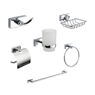 طقم اكسسوارات حمام انفينتي 3600 كروم