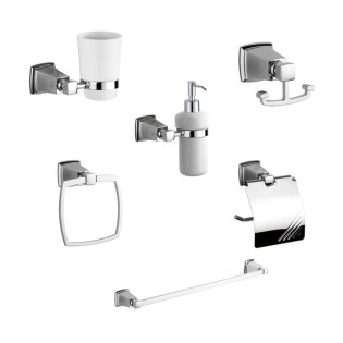 طقم اكسسوارات حمام انفينتي 2900 كروم