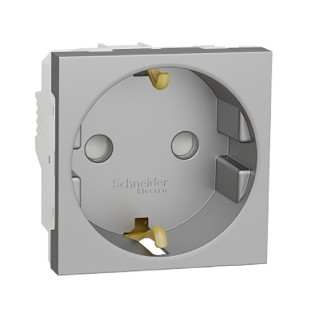 بريزة مجوفة  16 أمبير شنايدر اليكتريك نيو يونيكا ألومنيوم  