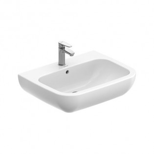 حوض ديورافيت دي كود 65×50 سم أبيض