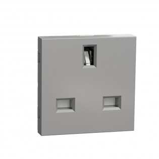 بريزة ثلاثية 13 أمبير شنايدر اليكتريك نيو يونيكا ألومنيوم  