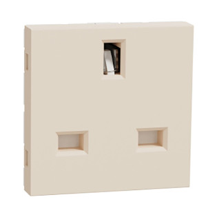 بريزة ثلاثية 13 أمبير شنايدر اليكتريك نيو يونيكا ايفورى 