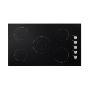 مسطح كهرباء 5 شعلة 90 سم البا سيراميك أسود 