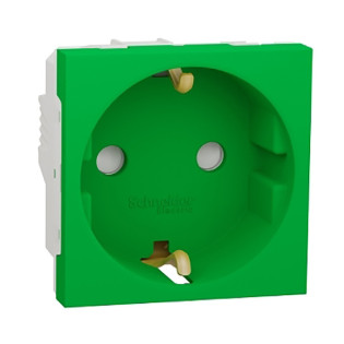 بريزة مجوفة شنايدر اليكتريك نيو يونيكا 16 أمبير أخضر  