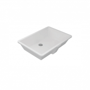  حوض تحت رخامة مستطيل سانيبيور سيريوس 60 ×40 سم أبيض