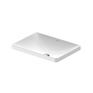  حوض دي نيو أبيض فوق سطح مستطيل 60*43.5 سم ديورافيت