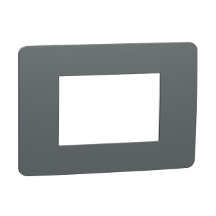  Schneider Electric New Unica Cover Frame  3Module Dark Grey 