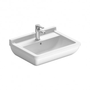  حوض ديورافيت شتارك 3 أبيض 60×45 سم   