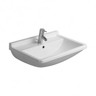  حوض ديورافيت شتارك 3 أبيض 65×48.5 سم   