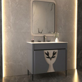 وحدة موبيليا أووك رمادي فاتح 90*85 سم بيرويا