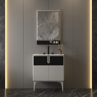 وحدة موبيليا أووك أبيض 70*85 سم بيرويا