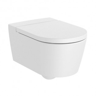 مرحاض معلق مع سيديلي روكا انسبيرا ابيض مطفي