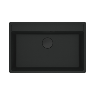Franke Maris Undercounter Kitchen Sink 76 X 51 cm Matt Black 