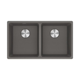 حوض مطبخ تحت رخامة مستطيل فرانكى ماريس 76×44 سم رمادي 