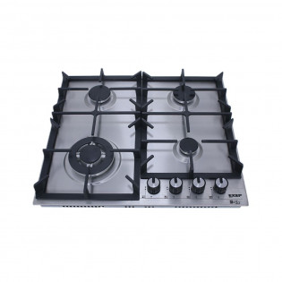 مسطح غاز بيورتي 4 شعلة 60 سم استانلس 