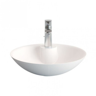 Sanipure Ambrus Over Counter Top Bathroom Basin 43 cm White 