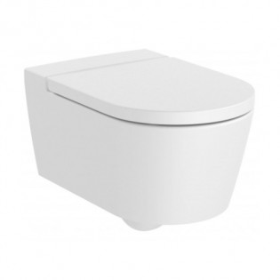 مرحاض معلق مع سيديلي روكا انسبيرا أبيض