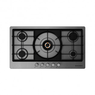 Ecomatic bulit-in hob Gas 5 Burner 92  cm Silver Stainless