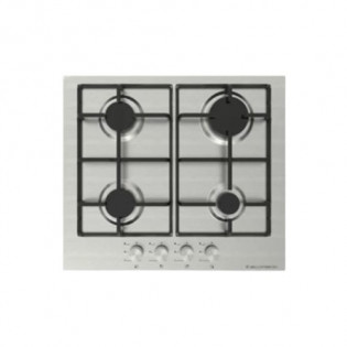 Ecomatic bulit-in hob Gas 4 Burner 60  cm Silver Stainless